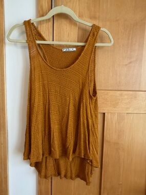 Mustard Knit Tank Top - Women's Medium